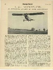 MOTOR SPORT A 17 MONOPLANE AN INTERESTING ATTEMPT AT HOME CONSTRUCTION - Left