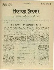 THE FUTURE OF RELIABILITY TRIALS. - Left