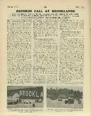 RECORDS FALL AT BROOKLANDS - Left