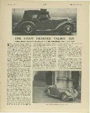 tHE STOUT HEARTED TALBOT TEN: A SMALL BRITISH SPORTS COUPE CAPABLE OF A FINE PERFORMANCE WITH A FULL LOAD - Left