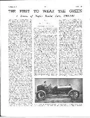 The first to wear the green - Left