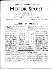 MATTERS OF MOMENT, June 1958 - Left