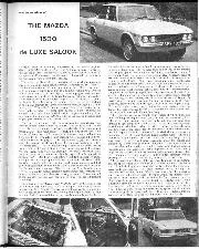 The Mazda 1500 de Luxe Saloon - Left