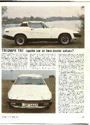 Triumph TR7 sports car or two-seater saloon? - Left