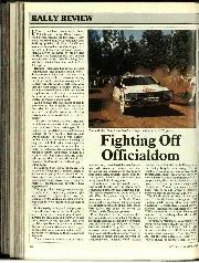 Rally review: Safari Rally, June 1987 - Left