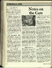 Notes on the cars - Left