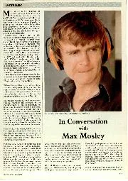 In Conversation with Max Mosley - Left
