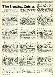 The Leading Entries - Left