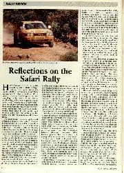 Reflections on the Safari Rally - Left