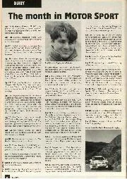 The month in Motor Sport - Left