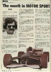 The month in MOTOR SPORT - Left