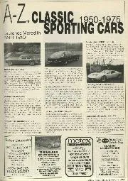 A-Z of Classic Sporting Cars 1950-1975 - Left