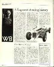 A fragment of racing history - Left