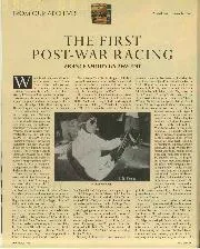 The first post-war racing - Left