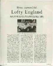 Team Managers - Lofty England - Left