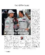 Schuey left in the shade by Rosberg - Left
