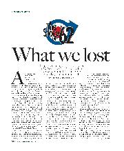 What we lost - Left