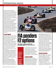 FIA ponders F2 options - Left