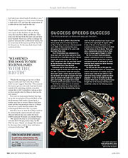Success breeds success - Left