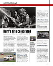 Historic racing news - Left