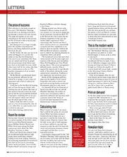 Letters, June 2016 - Left