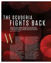 The Scuderia fights back - Left