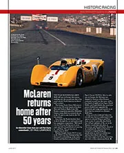 McLaren returns home after 50 years - Left
