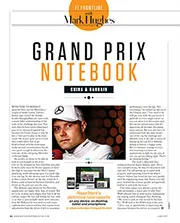 Grand Prix notebook: China and Bahrain - Left