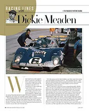 Racing lines with Dickie Meaden - Left