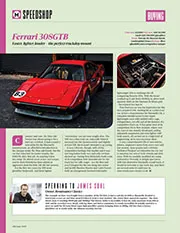 Buying - Ferrari 308GTB - Left