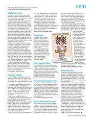 Letters, June 2018 - Left