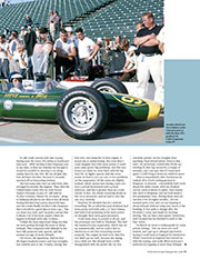 Clark on Indy '63 “We made the local boys sit up and take notice” - Right