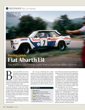 Racing car buying guide: Fiat Abarth 131 - Left