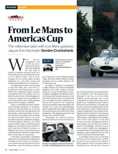 Book review: From Le Mans to Americas Cup - Left