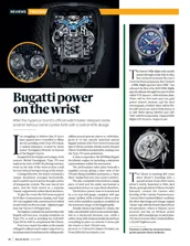Bugatti power on the wrist - Left