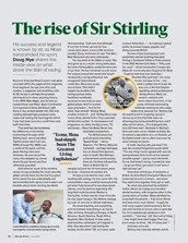 The rise of Sir Stirling - Left