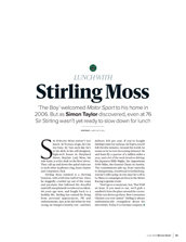 Lunch with... Stirling Moss (reprinted) - Right
