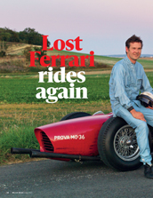Lost Sharknose Ferrari 156 rides again - Left