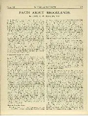 FACTS ABOUT BROOKLANDS. - Left