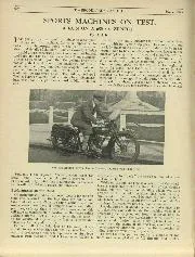 SPORTS MACHINES ON TEST. - Left