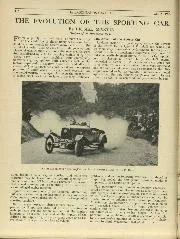 THE EVOLUTION OF THE SPORTING CAR - Left
