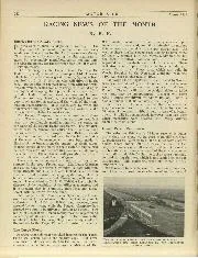 RACING NEWS OF THE MONTH. - Left