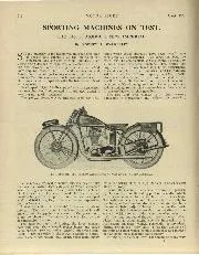 SPORTING MACHINES ON TEST. - Left