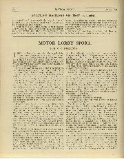 MOTOR LORRY SPORT. - Left