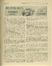 RUMBLINGS EXHAUST NOTES, March 1928 - Left