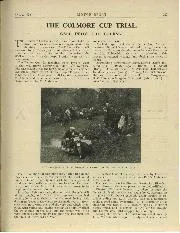 THE COLMORE CUP TRIAL. GALE DRIES THE COURSE. - Left