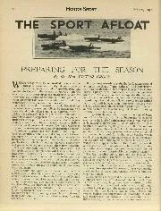 THE SPORT AFLOAT - Left