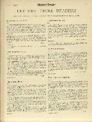 LETTERS FROM READERS, March 1930 - Left