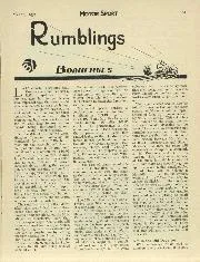 Rumblings, March 1931 - Left