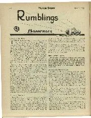 Rumblings Boanerges, March 1933 - Left